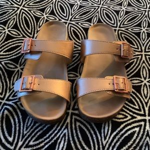 Torrid Rose Gold Sandals